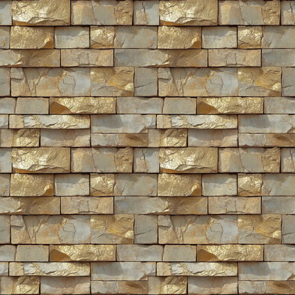Gilded Canyon Stone Wall