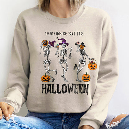 Dead Inside But It's Halloween Sweatshirt