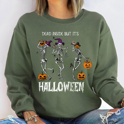Dead Inside But It's Halloween Vintage Sweatshirt