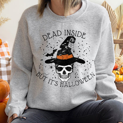 Dead Inside Witch Halloween Sweatshirt
