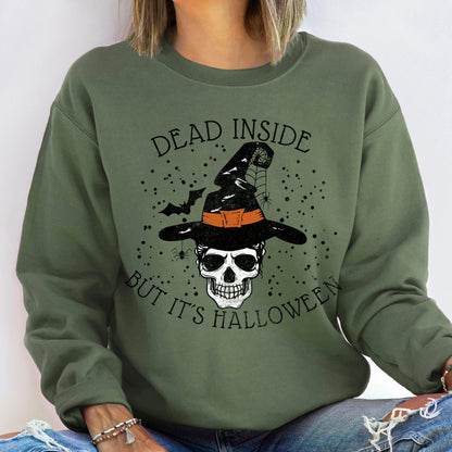 Dead Inside Witch Halloween Sweatshirt