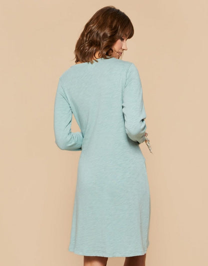 Deanna Wrap Dress - Blue Surf
