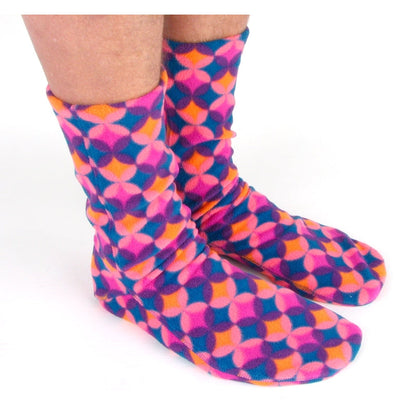 Kids' Fleece Socks - Art Deco
