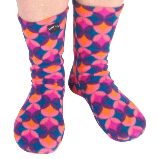 Kids' Fleece Socks - Art Deco