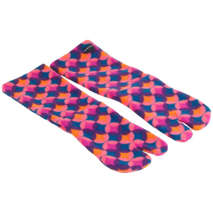 Polar Feet Fleece Tabi Socks - Art Deco