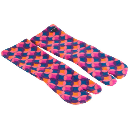 Polar Feet Fleece Tabi Socks - Art Deco