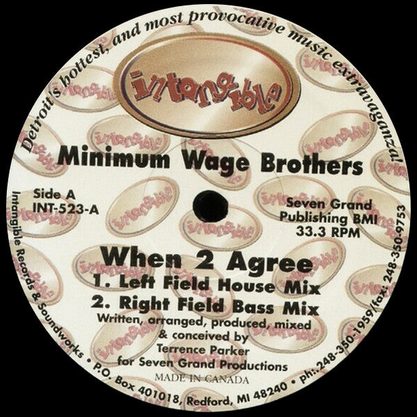 When 2 Agree (VINYL) | Excellent+ (EX+) Generic