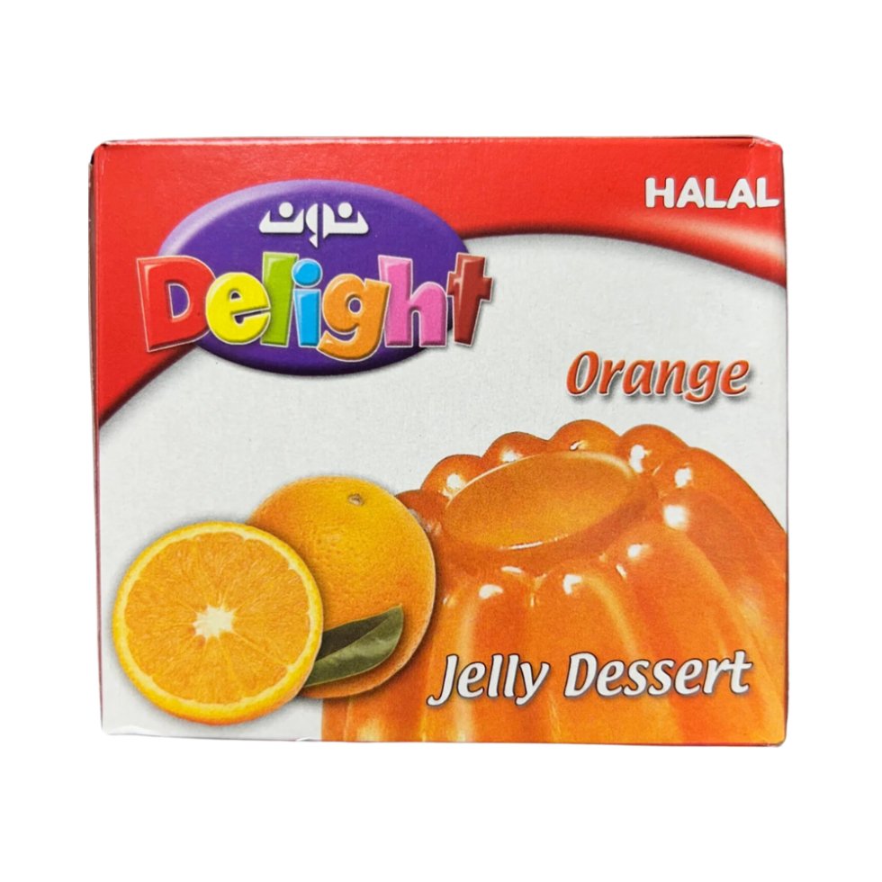 Delight Halal Orange Jelly Dessert