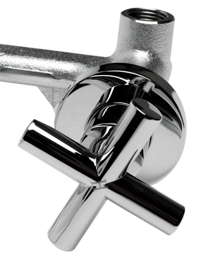 ALFI brand AB1035 8" Widespread Wall-Mounted Cross Handle Faucet