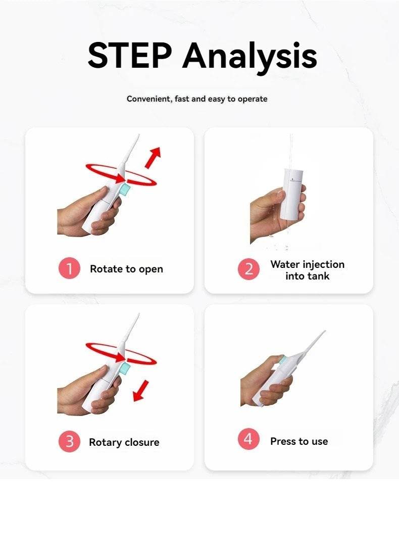 Portable Water Flosser For Teeth Cleaning