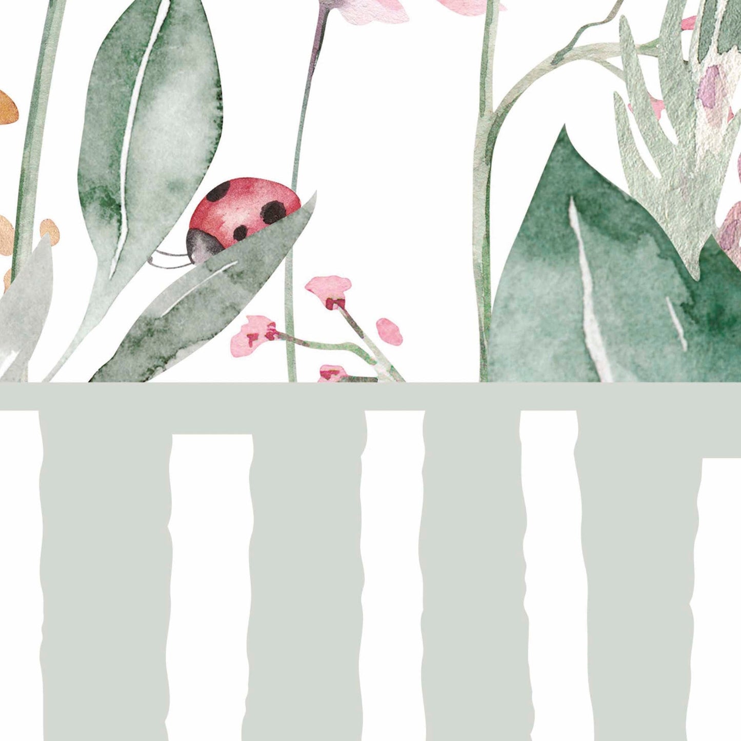 Pinky Tulips Bouquet Mural | Kitchen + Metal