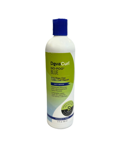 DevaCurl No-Poo Blue Anti-Brass Cleanse & Tone 12 oz