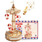 3D Wooden Parachute Tower Music Box Puzzle.
