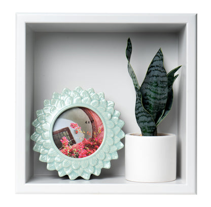 ALFI brand ABNC1212 12" x 12"  Square Single Shelf Bath Shower Niche