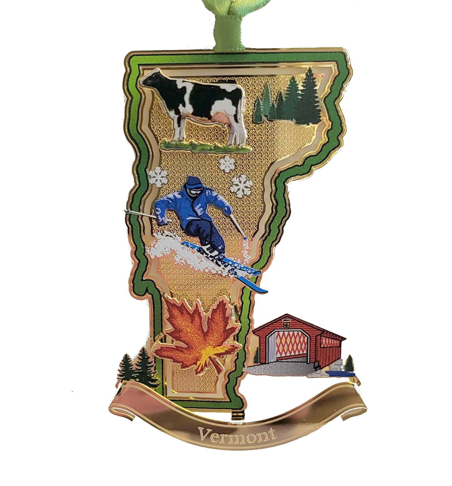 State of Vermont Ornament