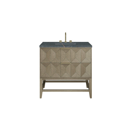 Emmeline 36" Single Vanity Cabinet, Pebble Oak