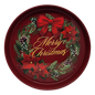 Huge Deep Round 13.5" Tray - Merry Christmas