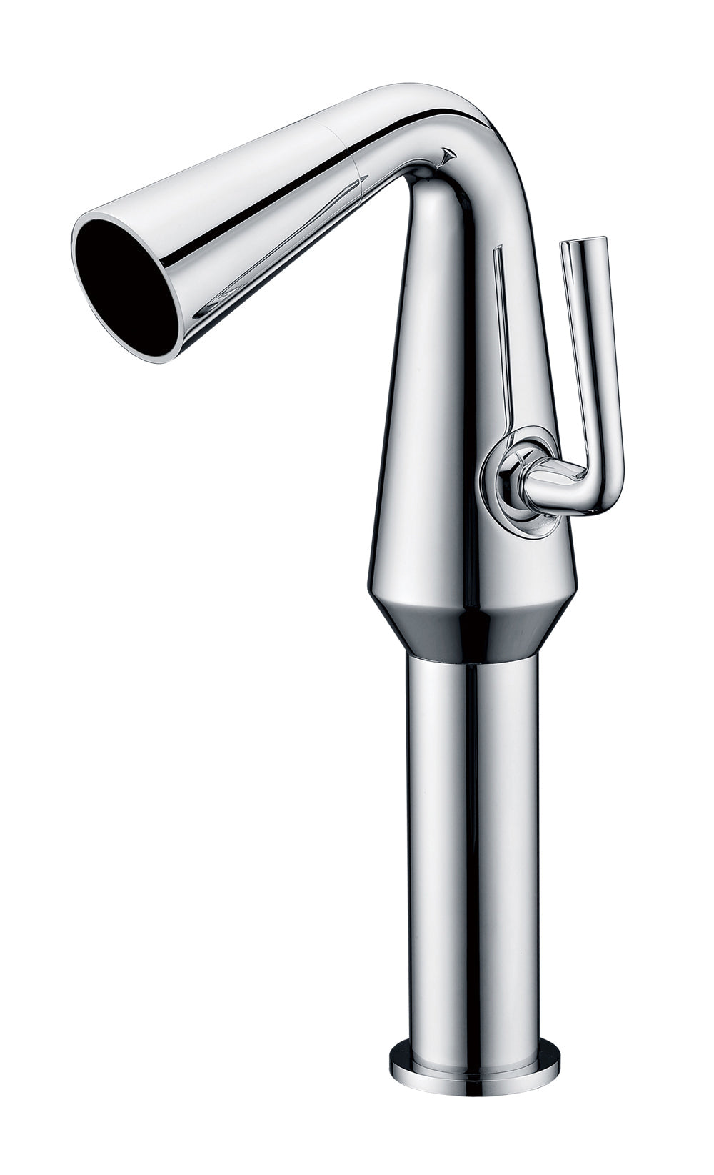 ALFI brand AB1792 Single Hole Tall Cone Waterfall Bathroom Faucet
