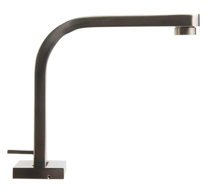 ALFI brand AB2703 Deck Mounted Tub Filler and Round Hand Held Shower Head