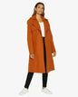 Dina Lapel Collar Duster Coat With Belt