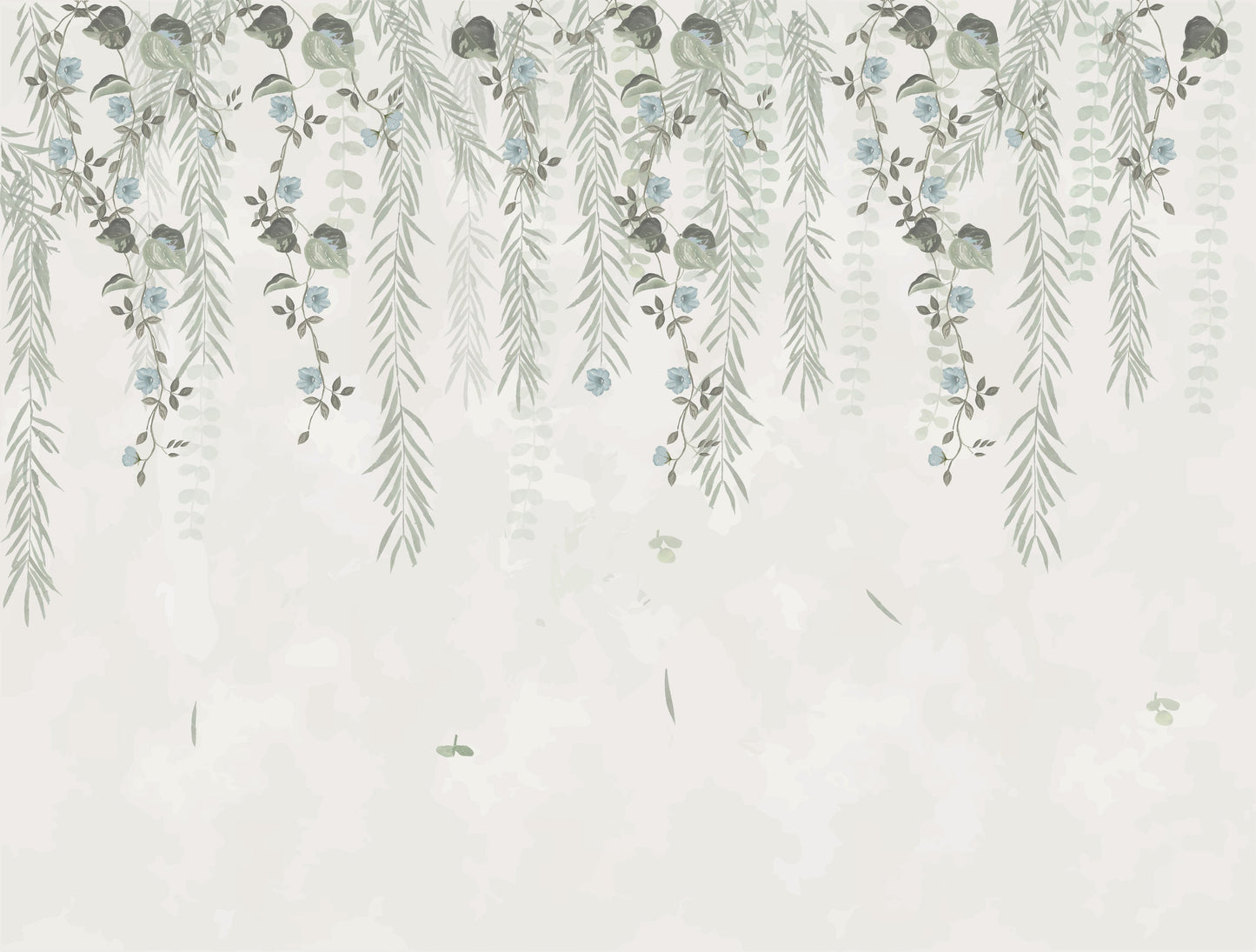 Lush Foliage Wallpaper | Kitchen + Metal