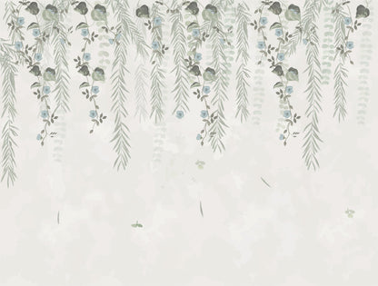 Lush Foliage Wallpaper | Kitchen + Metal