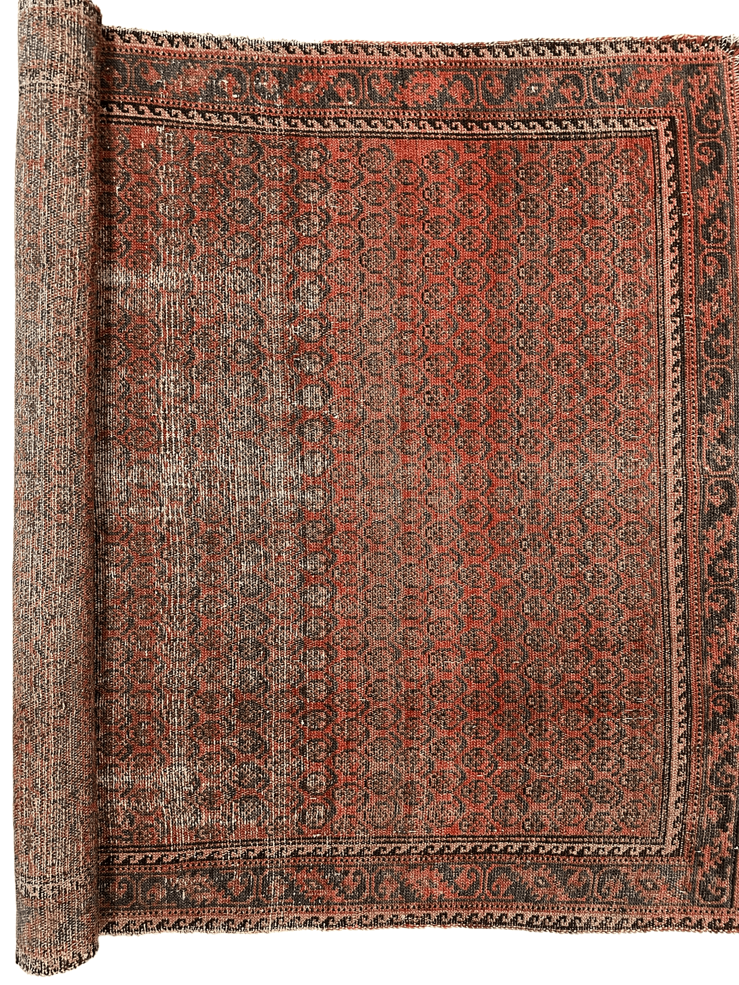 Distressed Persian Paisley Rug 3’8” x 5’2”