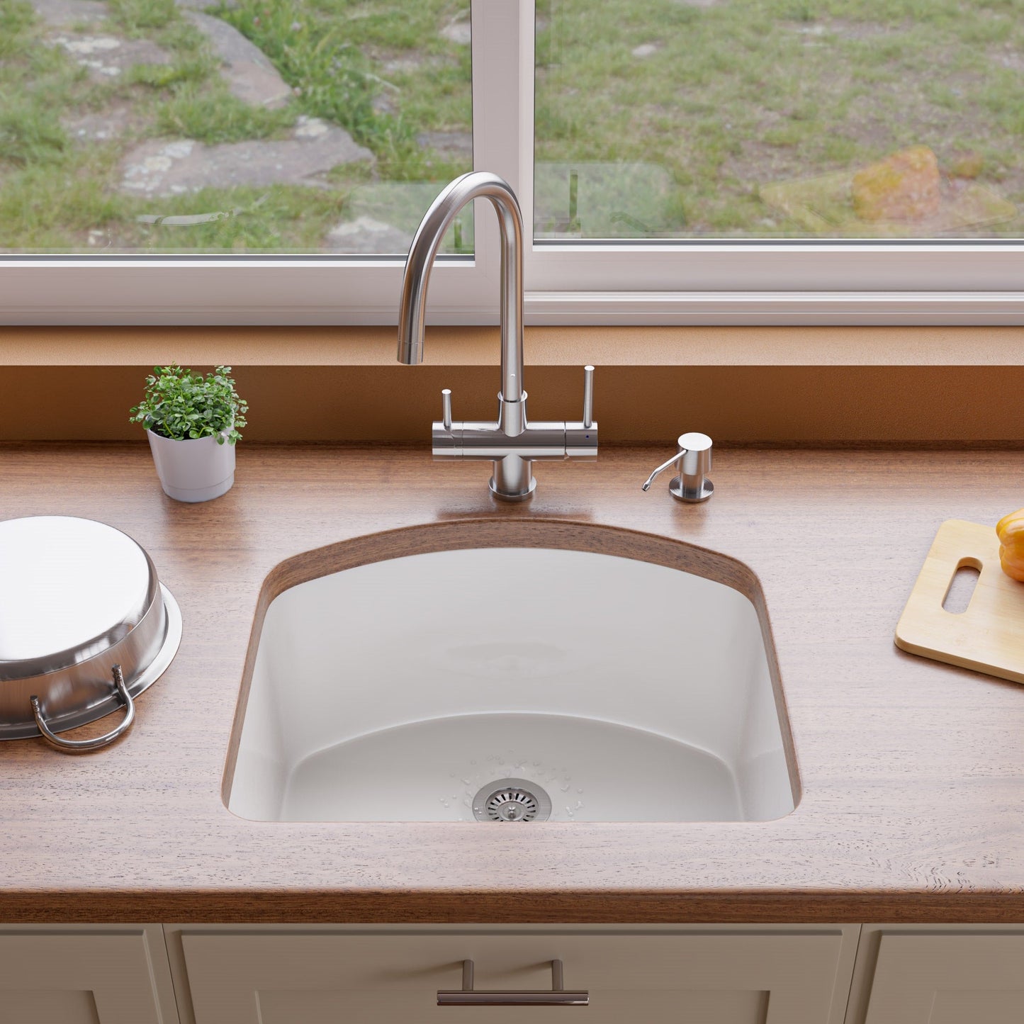 ALFI brand AB5004 Stainless Steel Modern Soap Dispenser