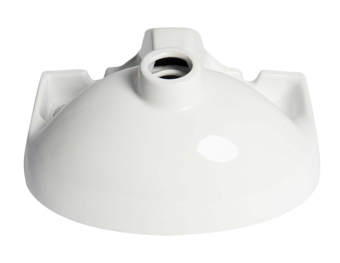 ALFI brand  ABC118 White 14" Small Wall Mounted Ceramic Sink with Faucet Hole