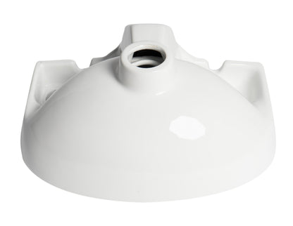 ALFI brand  ABC118 White 14" Small Wall Mounted Ceramic Sink with Faucet Hole