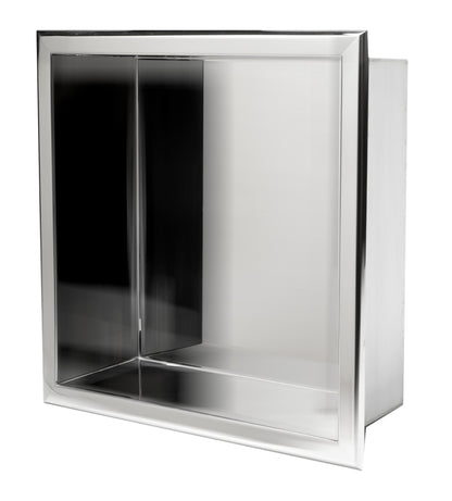 ALFI brand ABN1212 12 x 12 Square Single Shelf Bath Shower Niche