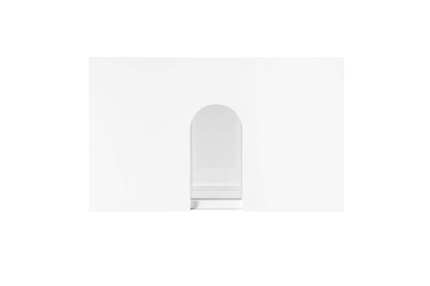 Boston 25" Storage Cabinet, Glossy White