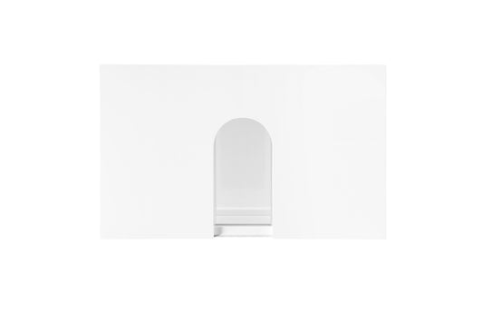 Boston 25" Storage Cabinet, Glossy White