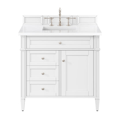 Brittany 36" Single Vanity in Bright White