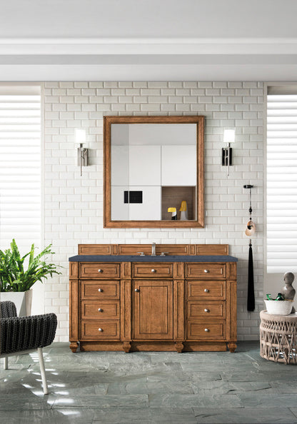 Bristol 60" Single Vanity Cabinet, Bright White