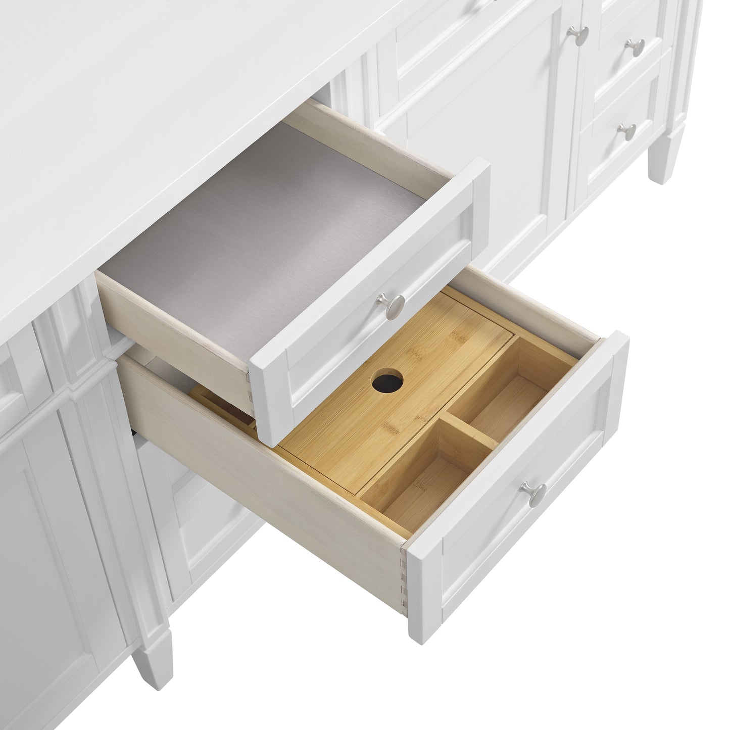 Brittany 84" Double Vanity in Bright White