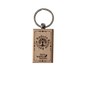 "Don't Forget Reusable Bags" Wooden Keychain