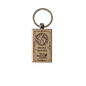 "Don't Forget Reusable Bags" Wooden Keychain