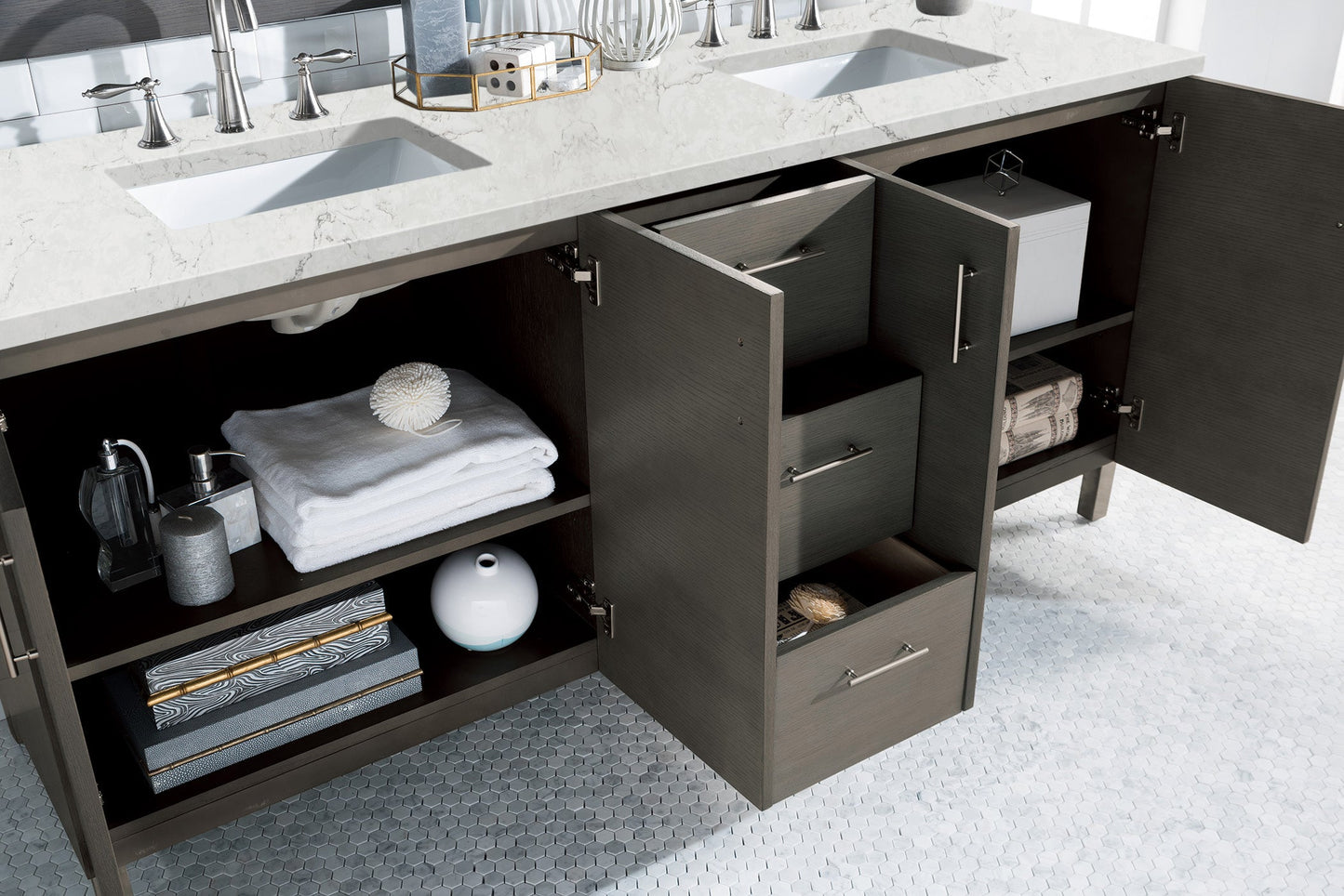 Metropolitan 72" Double Vanity Cabinet