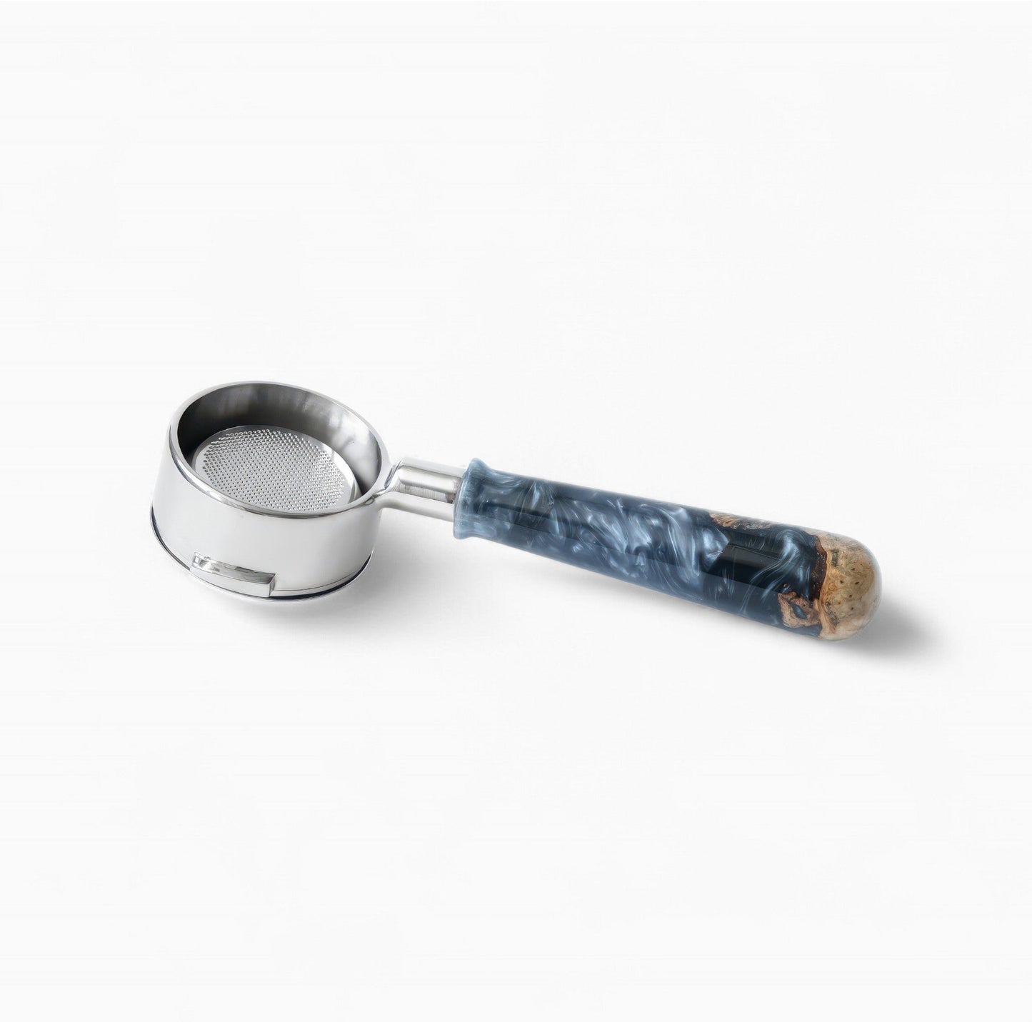 Walnut & Resin Handle Bottomless Portafilter