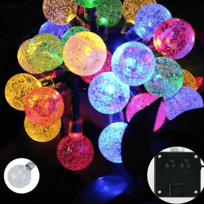 Solar Bubble Balls Lamp String Lights