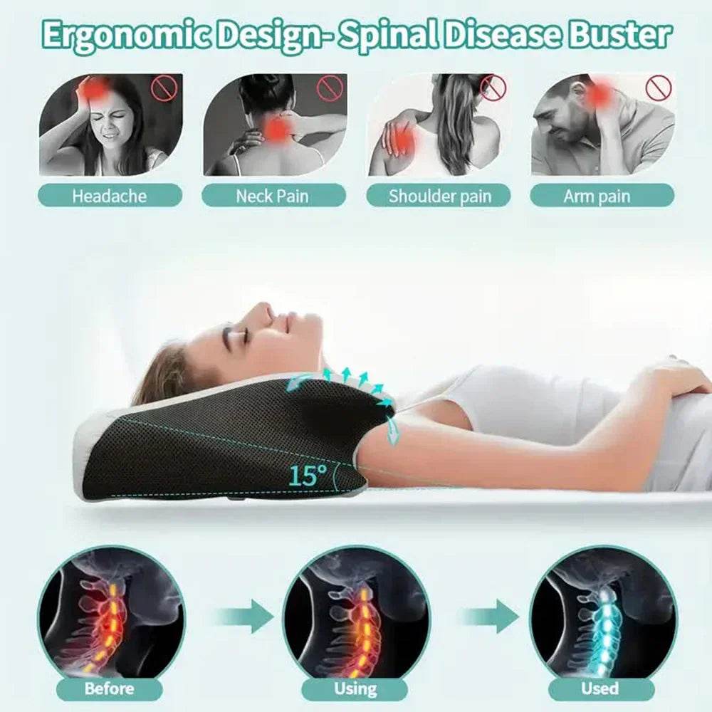Comfortable Butterfly Sleep Memory Neck Pillow