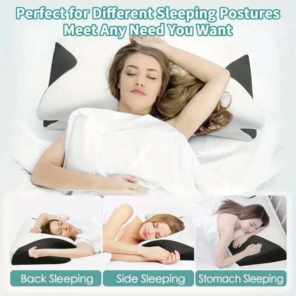 Comfortable Butterfly Sleep Memory Neck Pillow