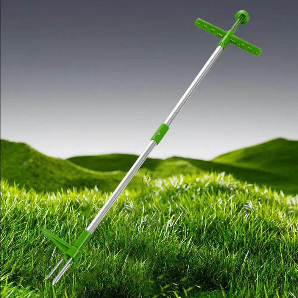 Stand Up Weeder Tool with Foot Pedal | Manual Garden Weed Remover