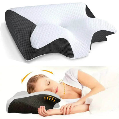 Comfortable Butterfly Sleep Memory Neck Pillow