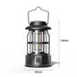 Outdoor LED Lantern Portable Retro Camping Garden Rechargeable Lamp