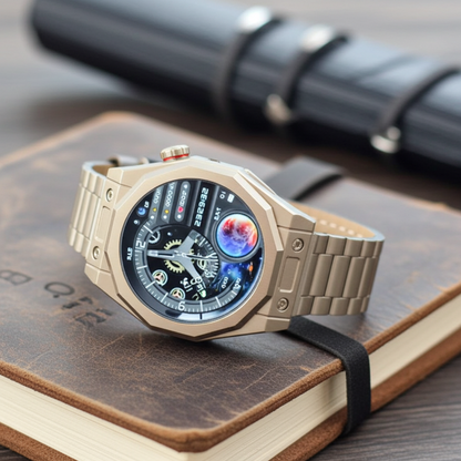 Dapr Watches- Men's Smartwatch – Collector-Grade Tech, Angular Style – "The Octagon"