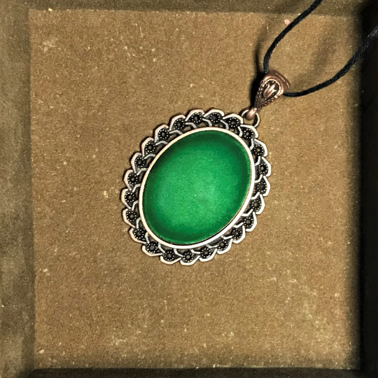 Artisan Made Ceramic Necklace, Colorful and Unique!