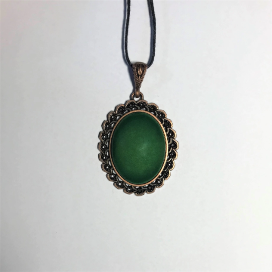 Artisan Made Ceramic Necklace, Colorful and Unique!