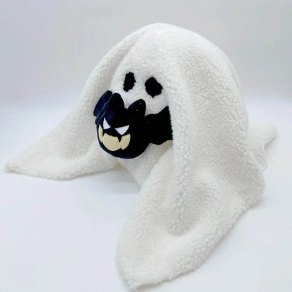 Kawaii Gus the Ghost Pumpkin Pillow – Plush Doll Cushion for Car, Home, & Gifts